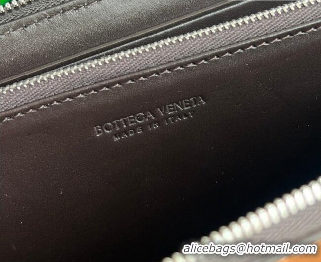 Market Sells Bottega Veneta Men's Cassette Zip Around Wallet in Intreccio Leather 814649 Fondant/Brown 2026