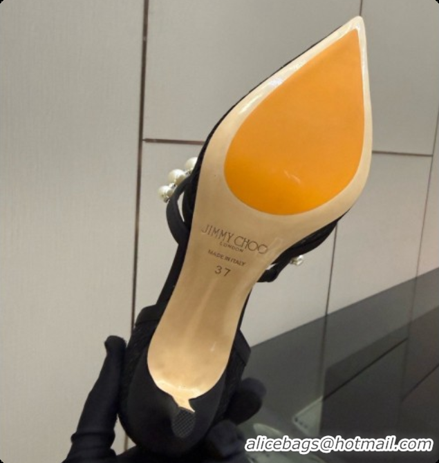 New Arrivals Jimmy Choo Aurelie 65 Pump in Black Candyfloss Glitter J091263 2026