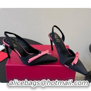 Unique Style Roger Vivier Slingback Pumps in Satin RV080339 Black 2026