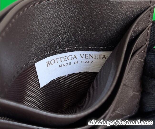 Famous Brand Bottega Veneta Intrecciato Leather Credit Card Case 796324 Fondant/Green 2026
