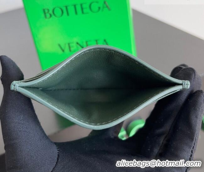 Grade Quality Bottega Veneta Intrecciato Leather Credit Card Case 796324 Dark Green 2026