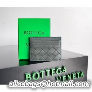 Pretty Style Bottega Veneta Intrecciato Leather Credit Card Case 796324 Dark Grey 2026