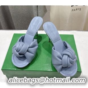 Best Price Bottega Veneta Lambskin Cherry Mule 9cm Heel Blue 6080133 2026