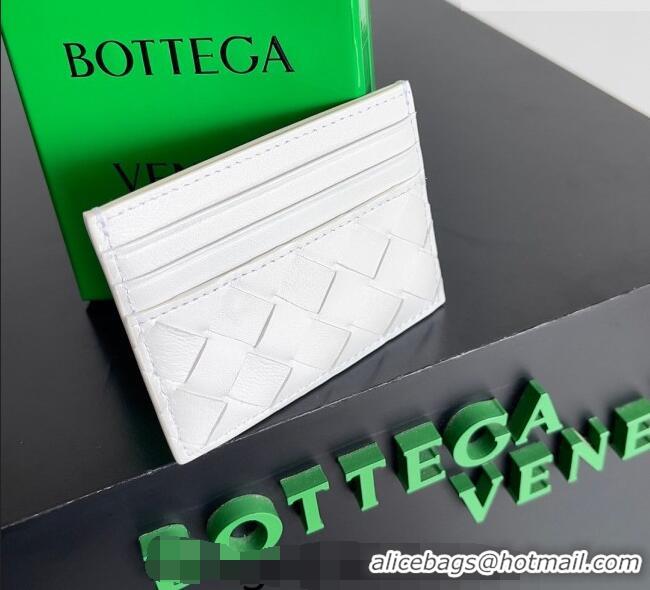 Low Price Bottega Veneta Intrecciato Leather Credit Card Case 796324 White 2026