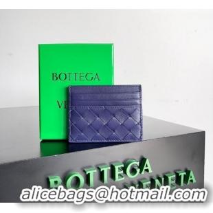 Reasonable Price Bottega Veneta Intrecciato Leather Credit Card Case 796324 Purple 2026