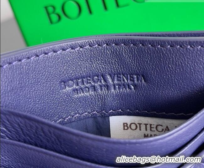 Reasonable Price Bottega Veneta Intrecciato Leather Credit Card Case 796324 Purple 2026