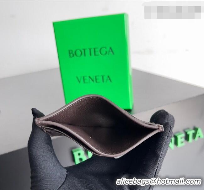 Shop Grade Bottega Veneta Intrecciato Leather Credit Card Case 796324 Fondant Brown 2026