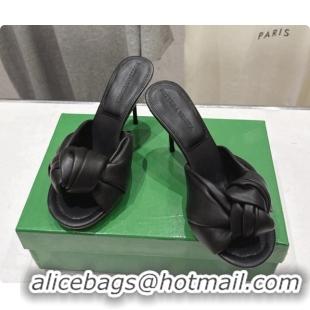 Discount Bottega Veneta Lambskin Cherry Mule 9cm Heel Black 6080134 2026