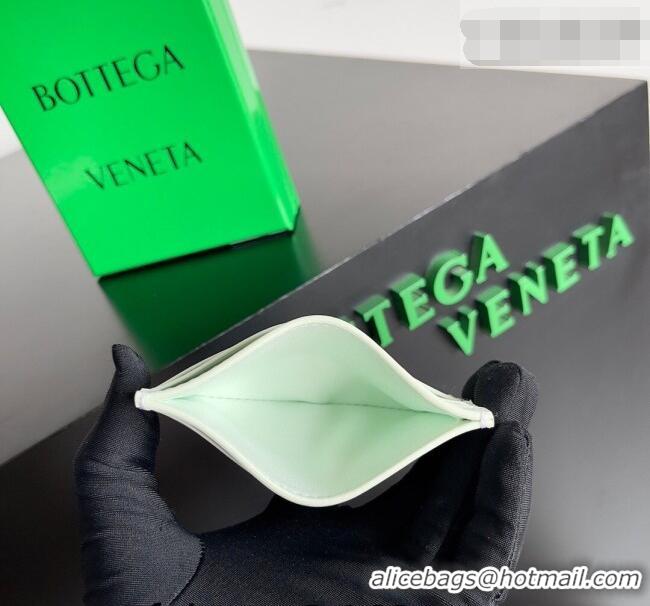 Low Price Bottega Veneta Intrecciato Leather Credit Card Case 796324 Glacier Blue 2026