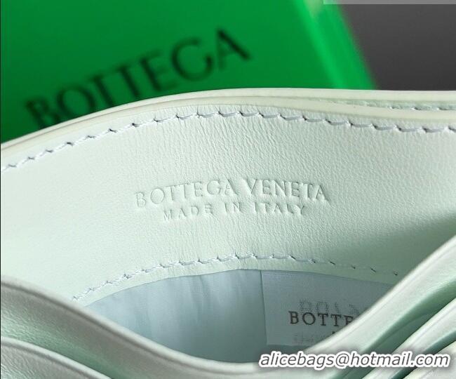 Low Price Bottega Veneta Intrecciato Leather Credit Card Case 796324 Glacier Blue 2026