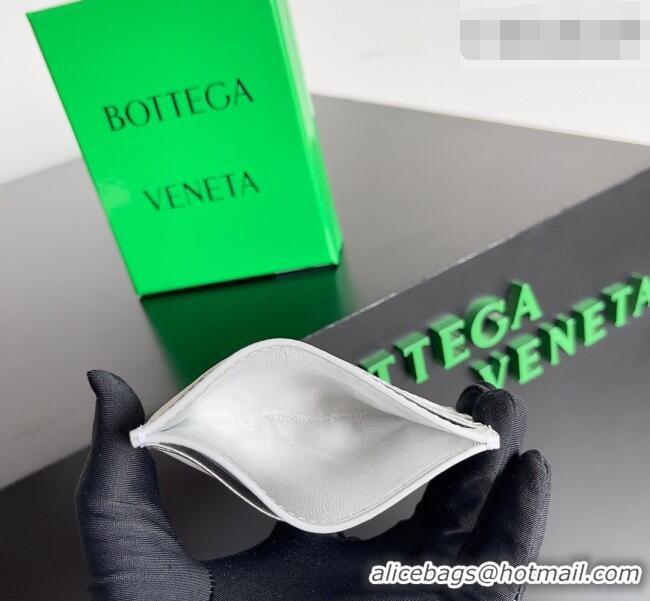Well Crafted Bottega Veneta Intrecciato Leather Credit Card Case 796324 Silver 2026