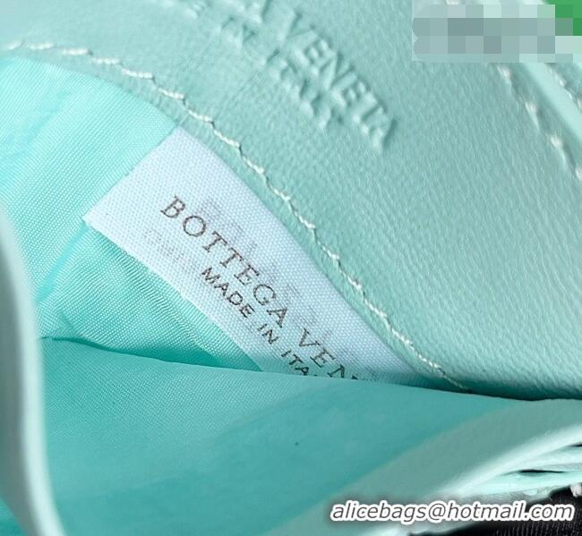 Inexpensive Bottega Veneta Intrecciato Leather Credit Card Case 796324 Light Blue 2026