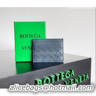 Low Cost Bottega Veneta Intrecciato Leather Credit Card Case 796324 Dark Blue 2026