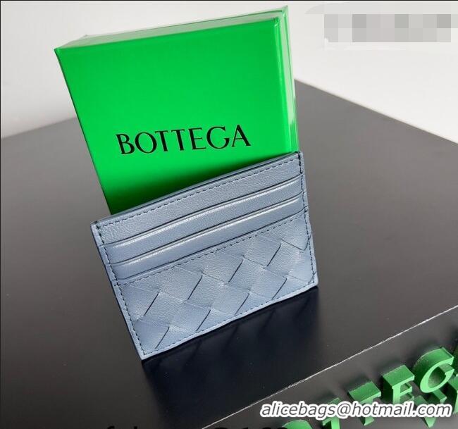 Low Cost Bottega Veneta Intrecciato Leather Credit Card Case 796324 Dark Blue 2026