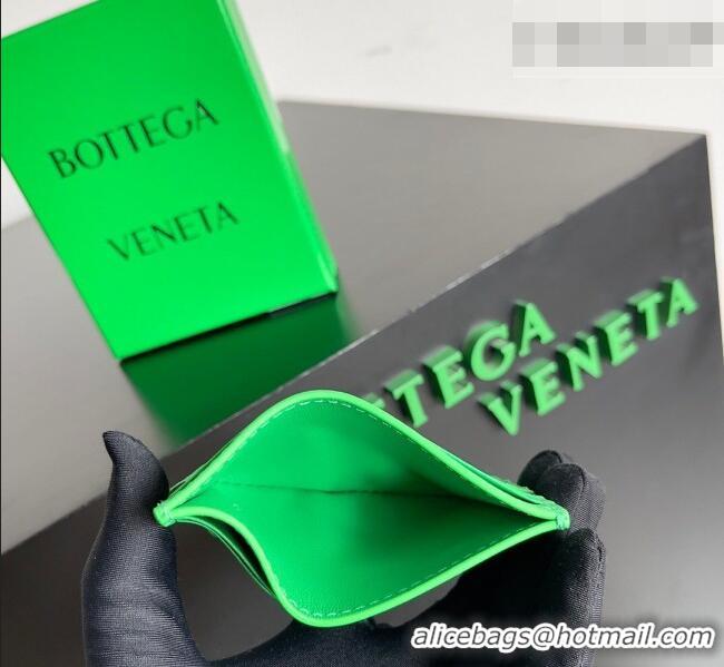 Traditional Specials Bottega Veneta Intrecciato Leather Credit Card Case 796324 Parakeet Green 2026