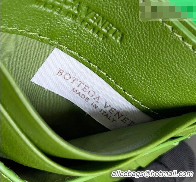 Market Sells Bottega Veneta Intrecciato Leather Credit Card Case 796324 Green 2026