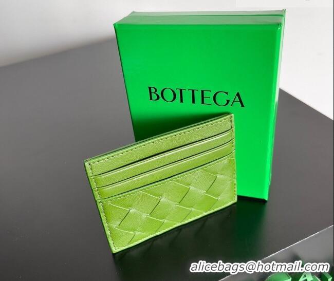 Market Sells Bottega Veneta Intrecciato Leather Credit Card Case 796324 Green 2026
