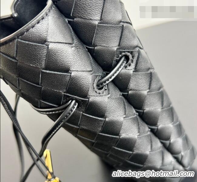 Well Crafted Bottega Veneta Andiamo Phone Pouch in Intrecciato Leather 843890 Black 2026