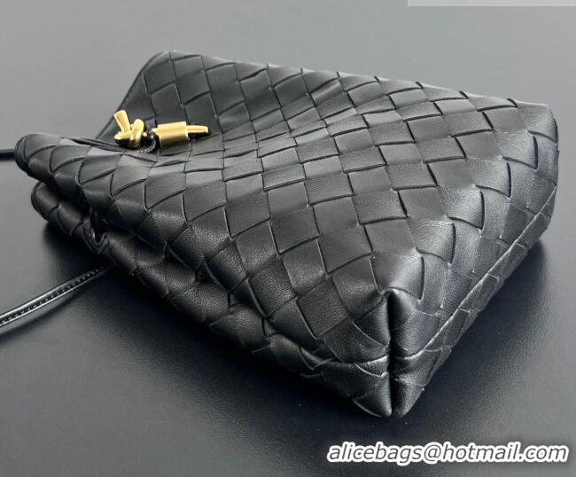 Well Crafted Bottega Veneta Andiamo Phone Pouch in Intrecciato Leather 843890 Black 2026