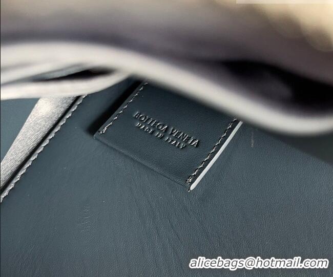 Best Price Bottega Veneta Men's Small Intrecciato Leather Document Case With Wristlet 693675 Blue 2026