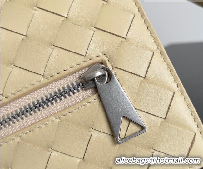 Promotional Bottega Veneta Men's Small Intrecciato Leather Document Case With Wristlet 693675 Porridge 2026