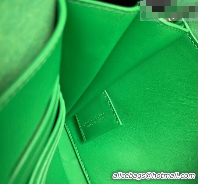 Best Grade Bottega Veneta Men's Small Intrecciato Leather Document Case With Wristlet 693675 Green 2026