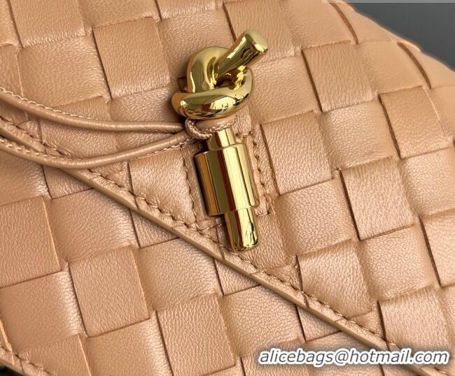 Low Price Bottega Veneta Andiamo Pouch on Chain Mini Bag in Intrecciato Leather 844107 Pale Brown 2026
