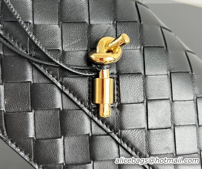 Grade Quality Bottega Veneta Andiamo Pouch on Chain Mini Bag in Intrecciato Leather 844107 Black 2026