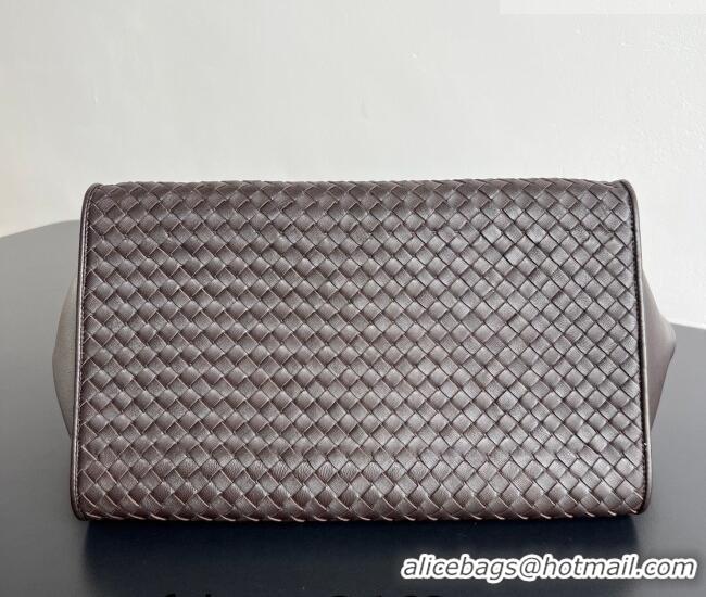 Top Grade Bottega Veneta Barbara Tote Bag in Intrecciato Leather 868327 Espresso Brown 2026