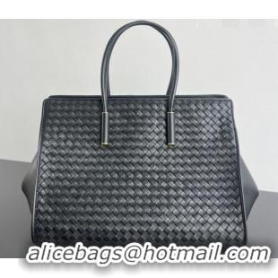 New Design Bottega Veneta Barbara Tote Bag in Intrecciato Leather 868327 Black 2026