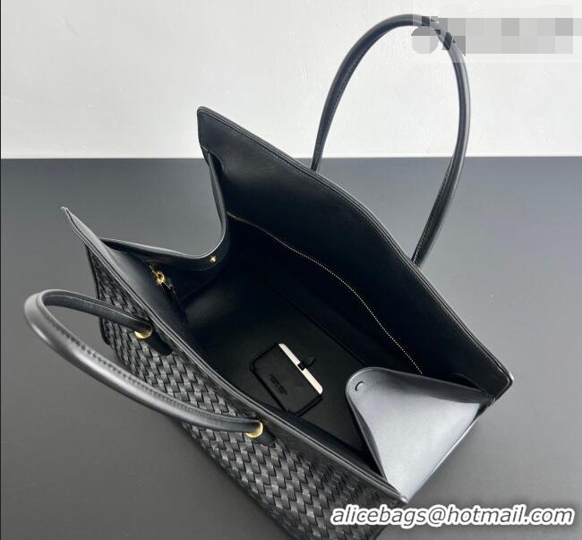 New Design Bottega Veneta Barbara Tote Bag in Intrecciato Leather 868327 Black 2026