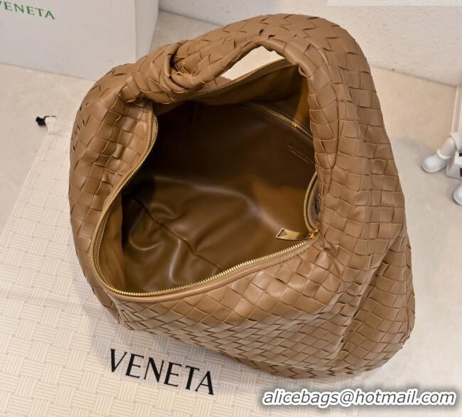 Grade Design Bottega Veneta Medium Jodie Bag in Intrecciato Leather 600263 Light Brown 2026