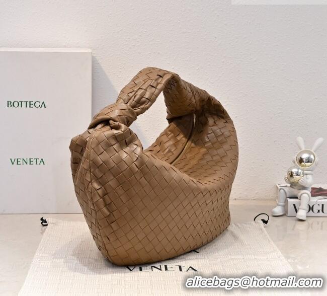 Grade Design Bottega Veneta Medium Jodie Bag in Intrecciato Leather 600263 Light Brown 2026