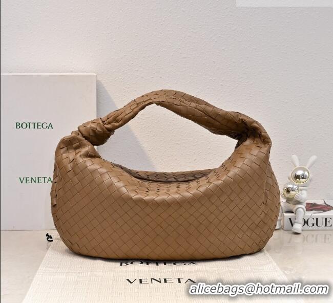 Grade Design Bottega Veneta Medium Jodie Bag in Intrecciato Leather 600263 Light Brown 2026