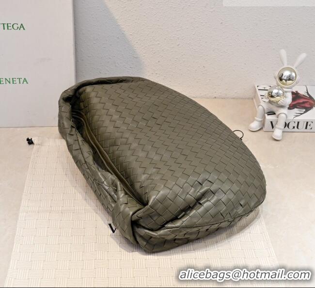 Most Popular Bottega Veneta Medium Jodie Bag in Intrecciato Leather 600263 Khaki Green 2026