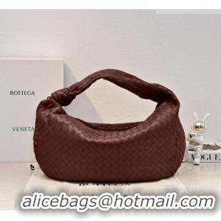 Promotional Bottega Veneta Medium Jodie Bag in Intrecciato Leather 600263 Burgundy 2026