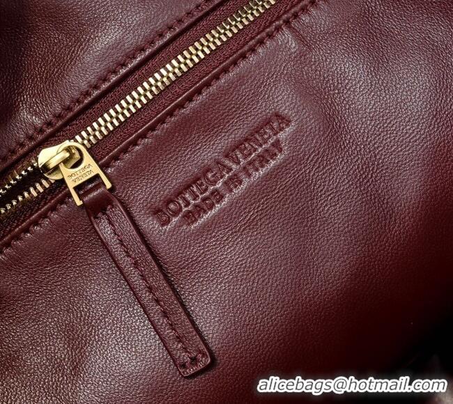 Promotional Bottega Veneta Medium Jodie Bag in Intrecciato Leather 600263 Burgundy 2026