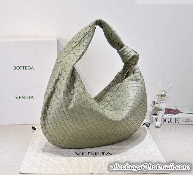 Top Design Bottega Veneta Medium Jodie Bag in Intrecciato Leather 600263 Travertine Green 2026