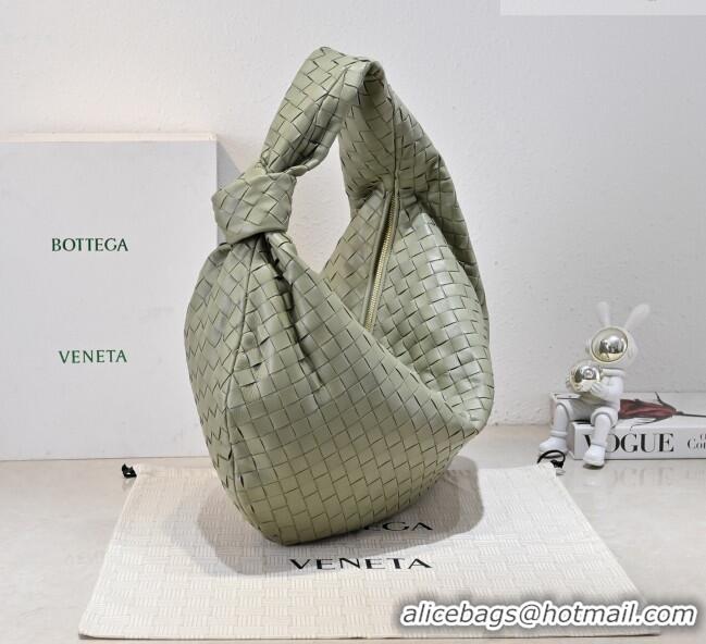 Top Design Bottega Veneta Medium Jodie Bag in Intrecciato Leather 600263 Travertine Green 2026