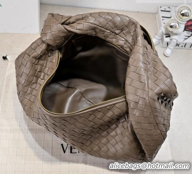 Cheap Price Bottega Veneta Medium Jodie Bag in Intrecciato Leather 600263 Khaki 2026