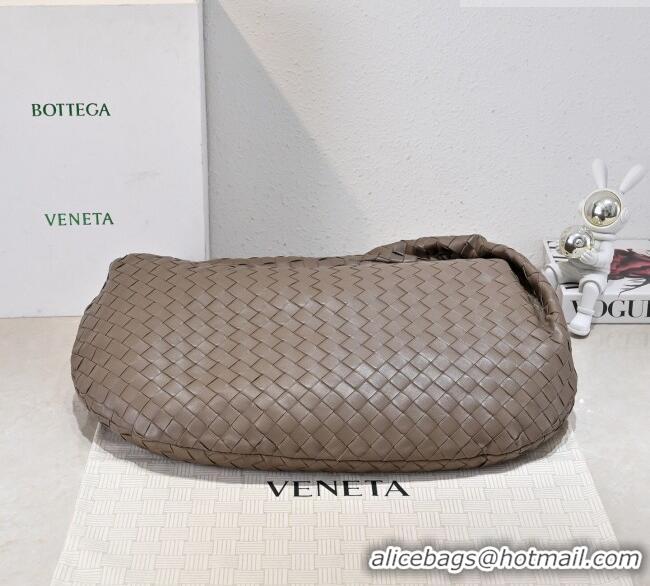 Cheap Price Bottega Veneta Medium Jodie Bag in Intrecciato Leather 600263 Khaki 2026