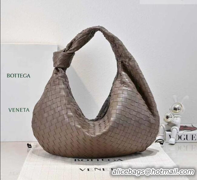Cheap Price Bottega Veneta Medium Jodie Bag in Intrecciato Leather 600263 Khaki 2026