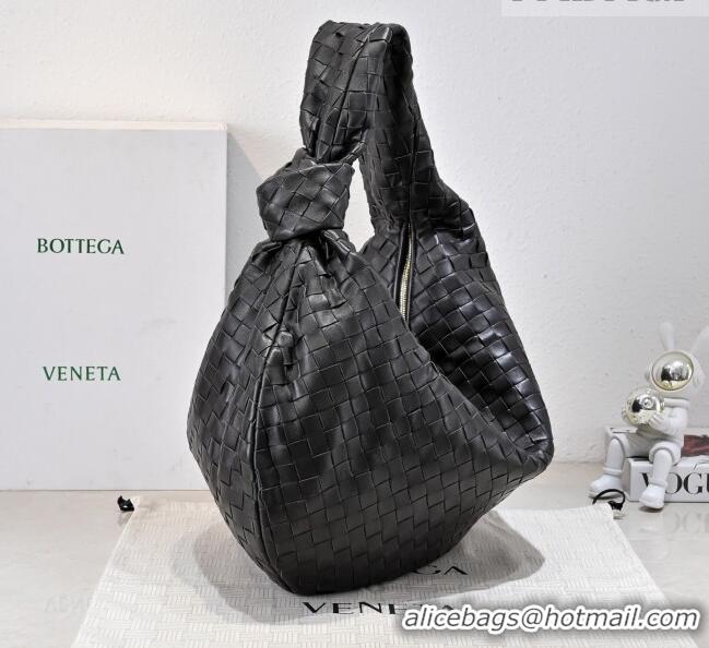 Best Quality Bottega Veneta Medium Jodie Bag in Intrecciato Leather 600263 Black 2026