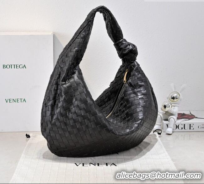 Best Quality Bottega Veneta Medium Jodie Bag in Intrecciato Leather 600263 Black 2026