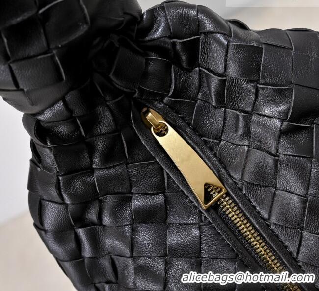 Best Quality Bottega Veneta Medium Jodie Bag in Intrecciato Leather 600263 Black 2026