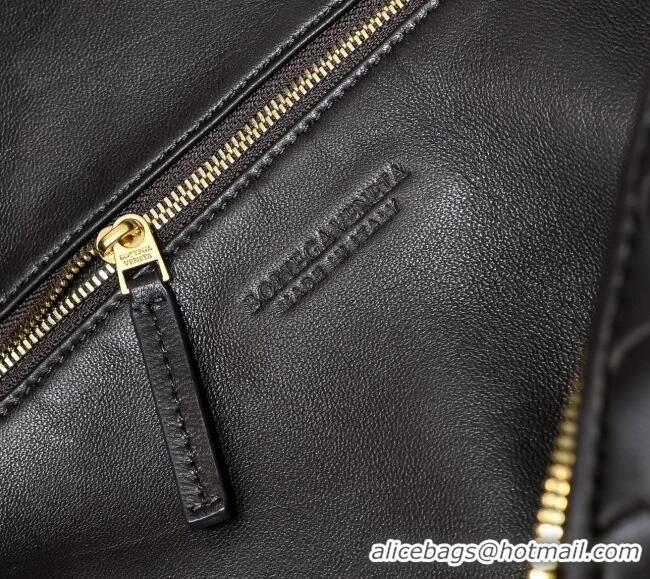 Best Quality Bottega Veneta Medium Jodie Bag in Intrecciato Leather 600263 Black 2026