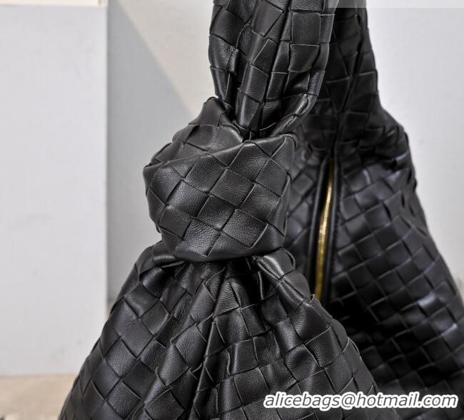 Best Quality Bottega Veneta Medium Jodie Bag in Intrecciato Leather 600263 Black 2026