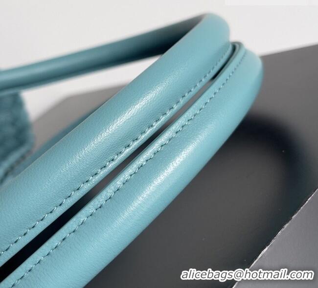 Inexpensive Bottega Veneta Medium Cabat Tote Bag 32cm in Intrecciato Leather BV040205 Blue 2026