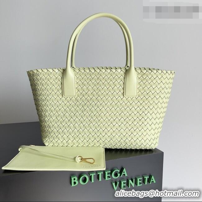 Best Product Bottega Veneta Medium Cabat Tote Bag 32cm in Intrecciato Leather BV040205 Light Yellow 2026
