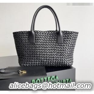 Best Price Bottega Veneta Medium Cabat Tote Bag 32cm in Intrecciato Leather BV040205 Black 2026